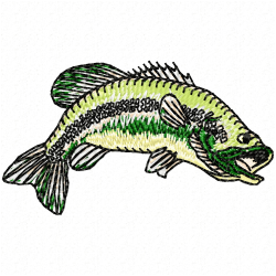 Fishes Embroidery Design 1 Fishes Embroidery Design 1